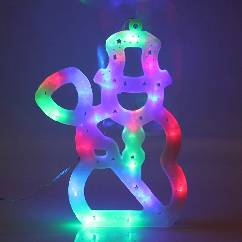 Фигура светодиодная 30 см,Снеговик мультицвет_12