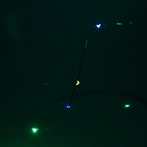 Гирлянда на батарейках 1,5 м 15 ламп LED, Мультицвет_21