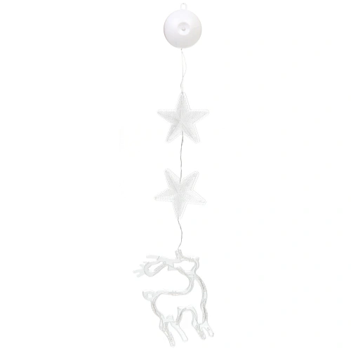 Фигура светодиодная Олень 11517 см (батарейки 3 ААА), 1 реж, Теплый белый_5