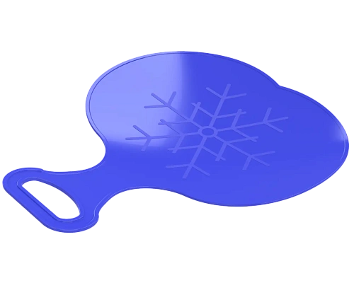 Санки-ледянки «Снежинка» 41х33.5 см, цвет МИКС