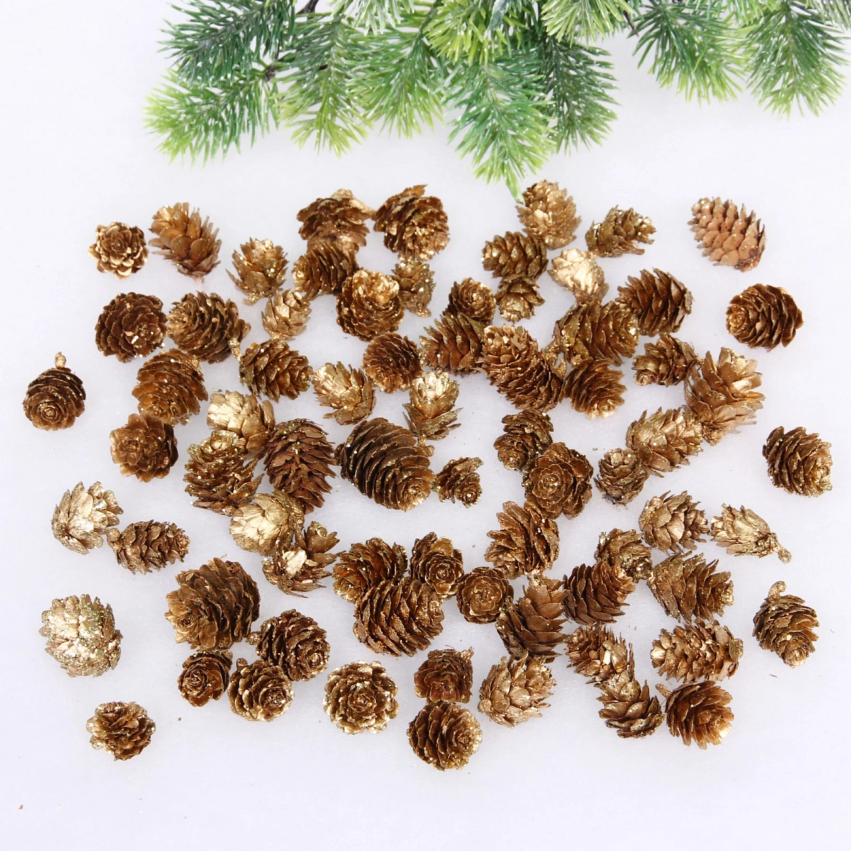 Композиция для декора "Волшебные шишки" (150гр), золото