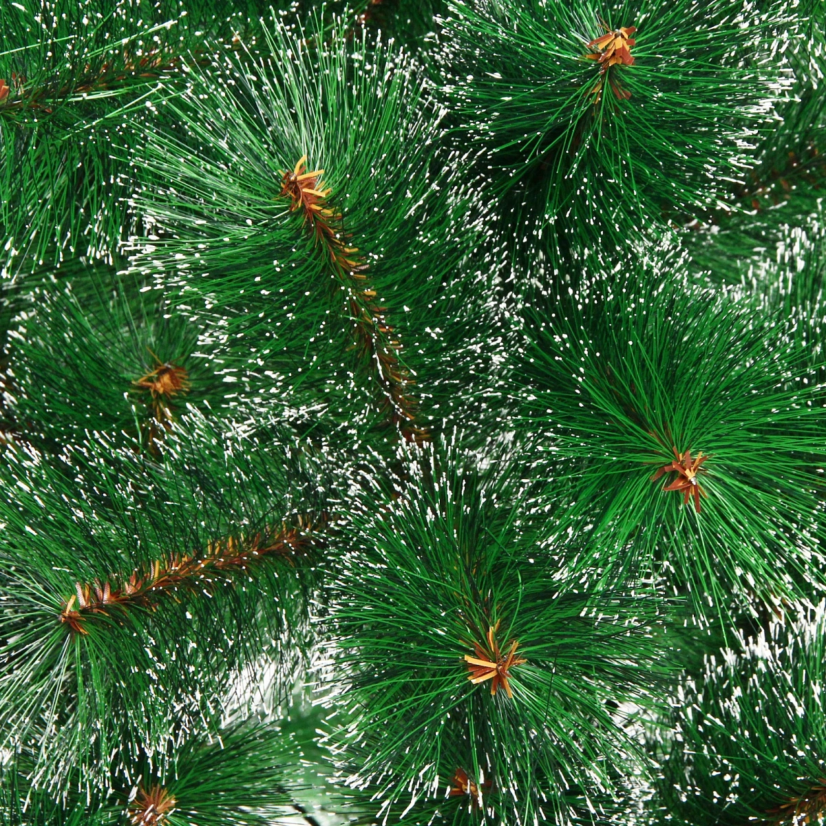 Ёлка "Сибирская" 210 см, леска белый иней (330 веток)