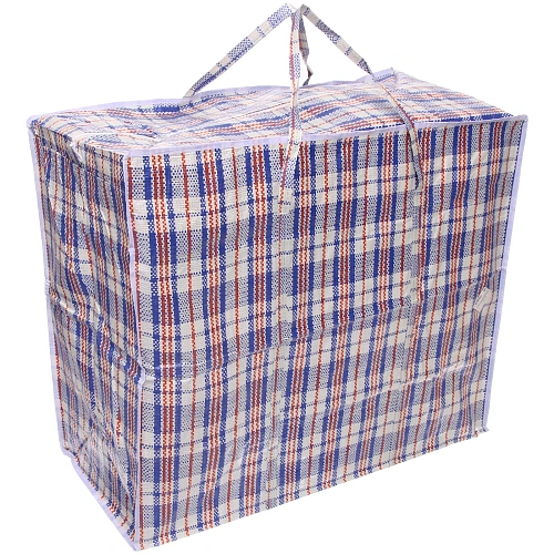 Сумка хозяйственная 70*60*30 Клетка 126л ✦