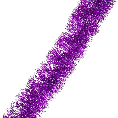 Мишура "Искра" 2м, d-15 см, Сиреневый