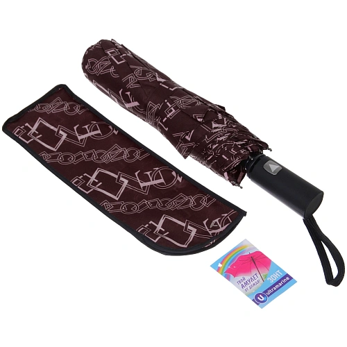 Зонт женский полуавтомат Мэлано, микс 6 цветов, 8 спиц, d-100см, длина в слож виде 30см_22