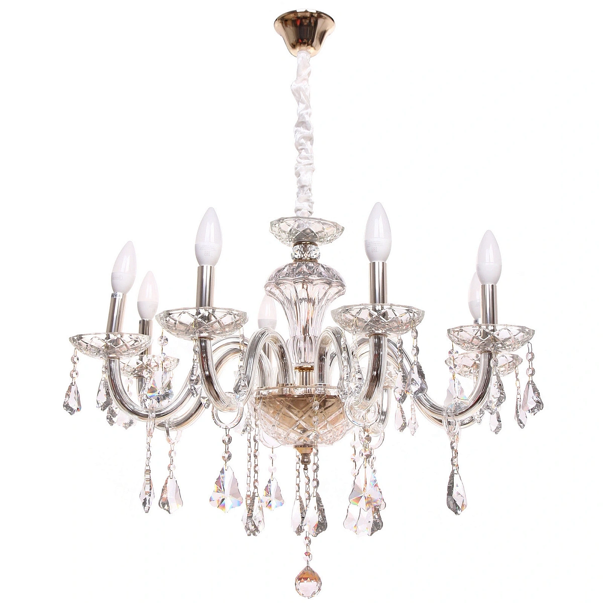 Люстра подвесная в стиле барокко "Aroma" 8*40Вт 25-S806