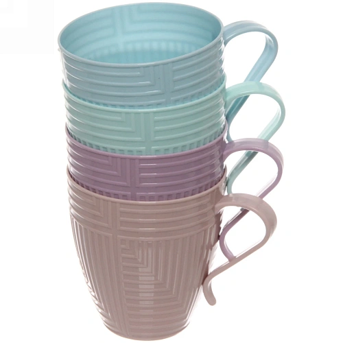 Кружка пластиковая 250мл в наборе 4шт Лабиринт_3