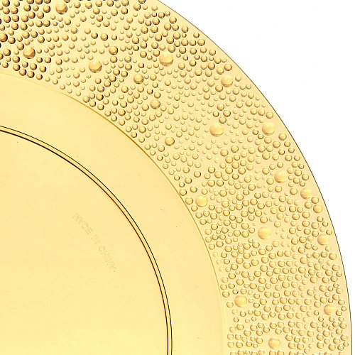 Поднос пластиковый Кристалл 33см песок_3