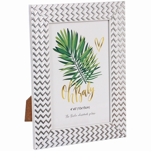 Фоторамка 1015см Неаполь серебро, пластик_3