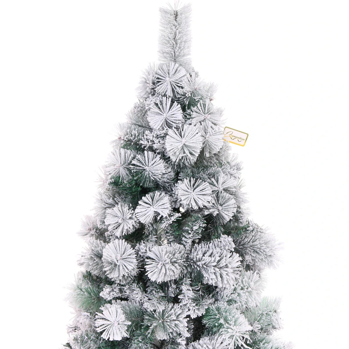 Елка "Зимняя метель" 120 см, ПВХ+леска с белым напылением (248 веток)
