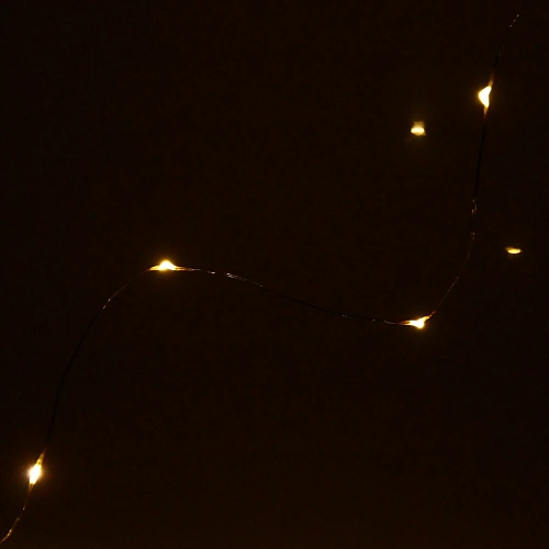 Гирлянда на батарейках 1,5 м 15 ламп LED, Теплый белый_22