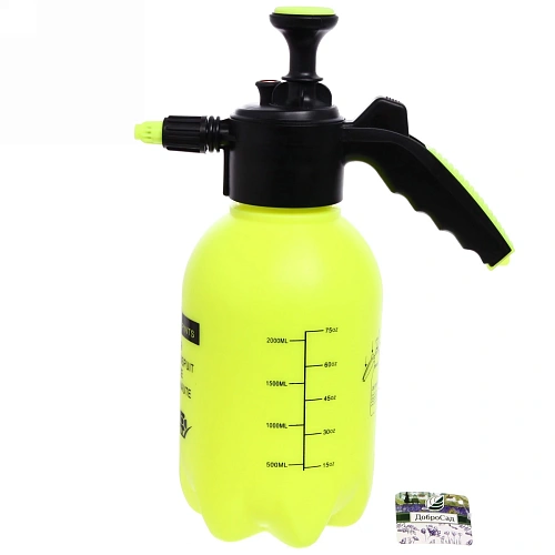 Опрыскиватель помповый 2л Лимон пневматический, с мерной шкалой ДоброСад_7