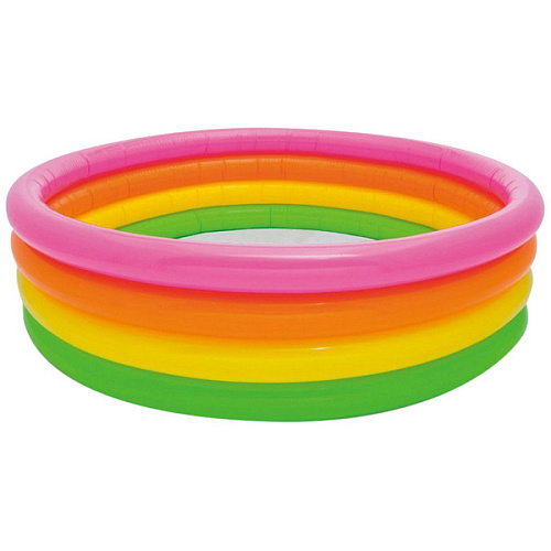 Бассейн надувной круглый 168*46 см Sunset Glow Intex (56441NP)
