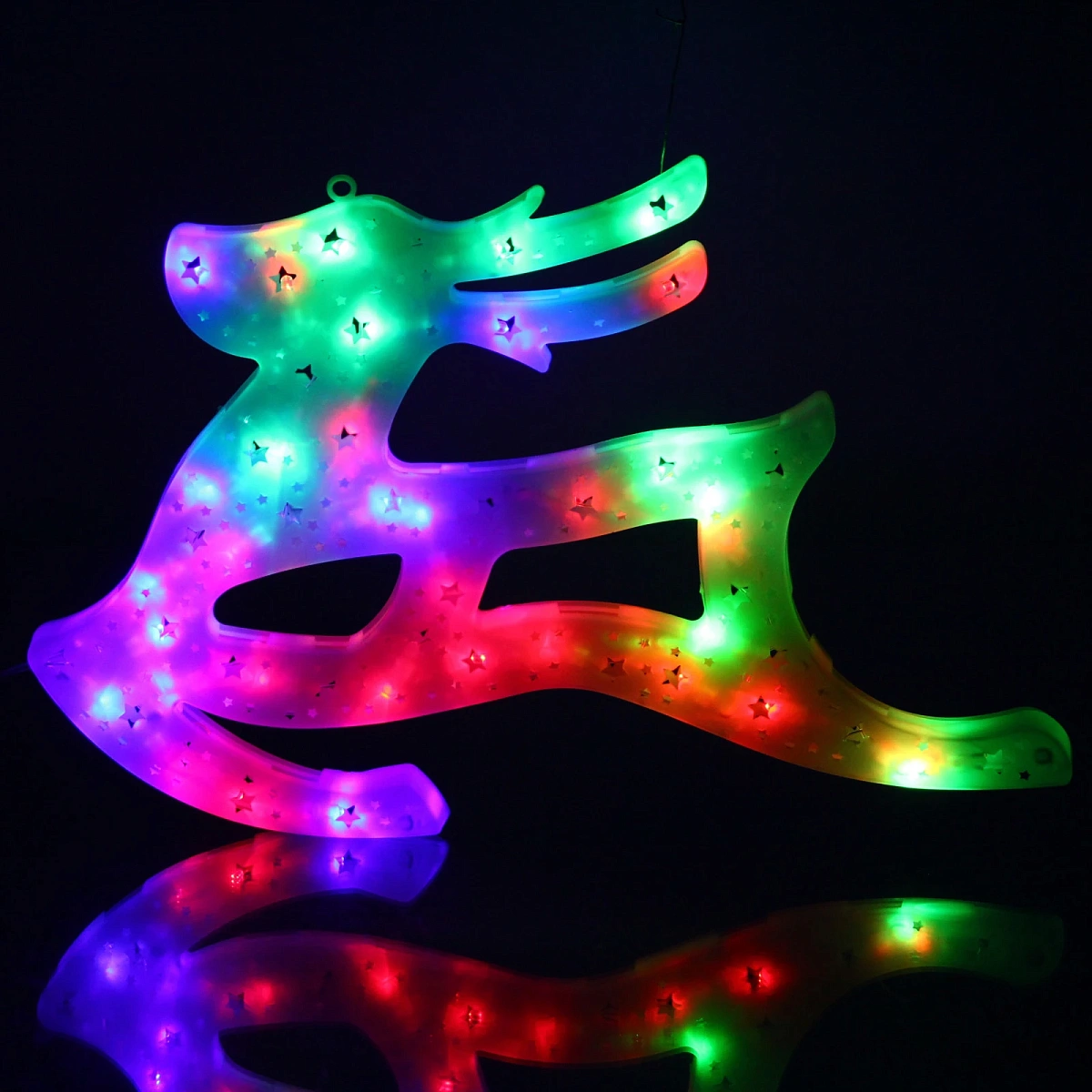 Фигура светодиодная 40см,"Олени" мультицвет
