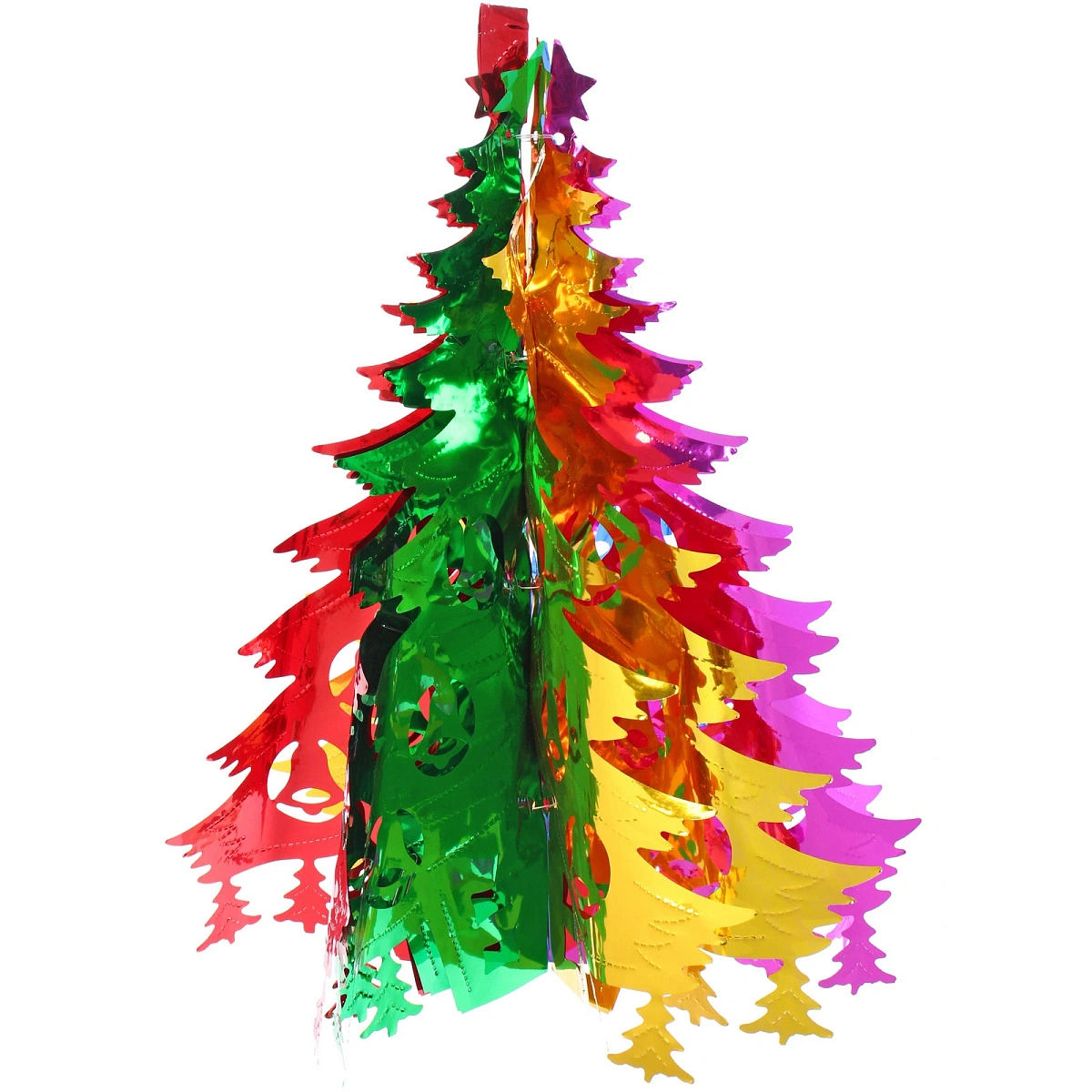 Украшение фольгированное "Волшебная ёлочка" d-40 см, Мультицвет