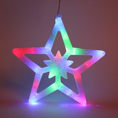 Фигура светодиодная 30 см,Звезда мультицвет_7