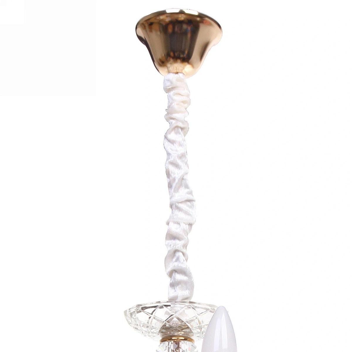 Люстра подвесная в стиле барокко "Aroma" 5*40Вт 25-S806 со стеклянными основаниями