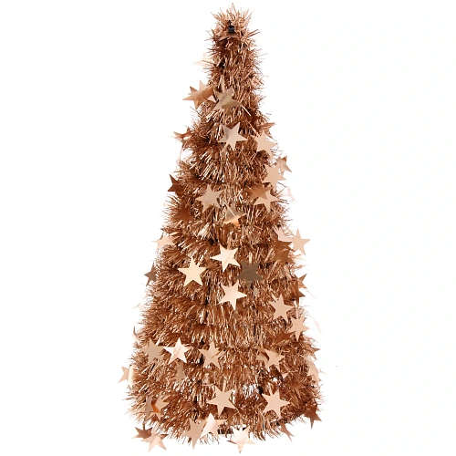 Елка декоративная TINSEL "Звездный путь" 50 см, Розовое золото