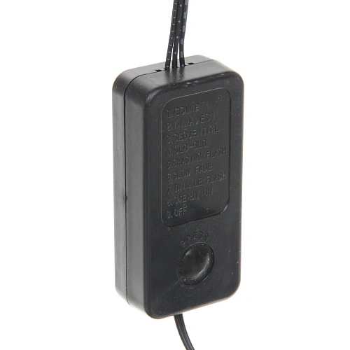 Венок хвойный Волшебные переливы d-40 см светодиодный, Теплый белый_7