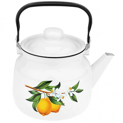 Чайник эмалированный 3,5л "Лимоны" 01-2713/4