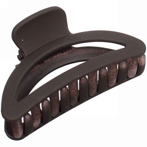 Заколка-краб для волос  на блистере Style Matte, трапеция, микс 6 цветов, 6,5см  (Кокетка)_15