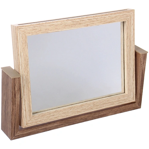 Фоторамка 1318см вращающаяся с зеркалом, коричневая_5