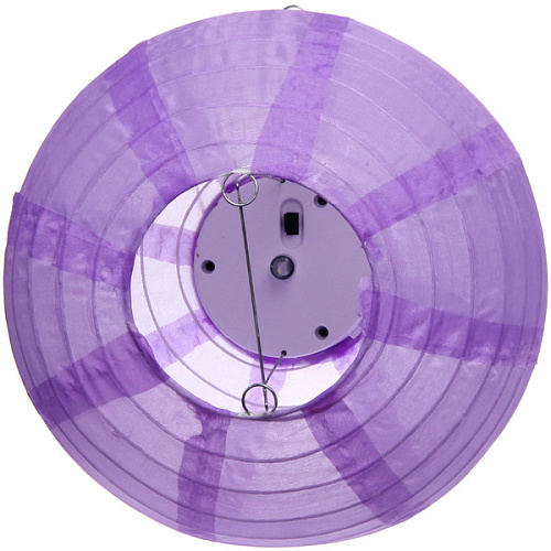 Светильник дачный на солн батарее Фонарик 20 см, 1 лампа LED, с подвесом, Фиолетовый_6