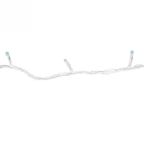 Гирлянда для улицы Bright light 10 м 100 ламп LED прозрачпров,8 реж, IP-54, Синий (возможность соединения)_8