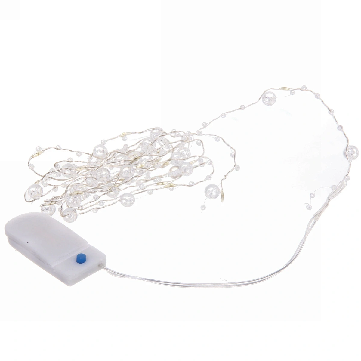 Гирлянда для дома "Льдинка" на батарейках 2,0 м 20 ламп LED, 3 реж, IP-20, Белый
