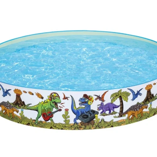 Бассейн складной 244*46 см Dinosaurous Fill 'N Fun Bestway (55001)