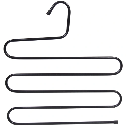 Вешалка металлическая для брюк 5 секций "ИДЕЯДОМА", цвет черный, 33*34см✦