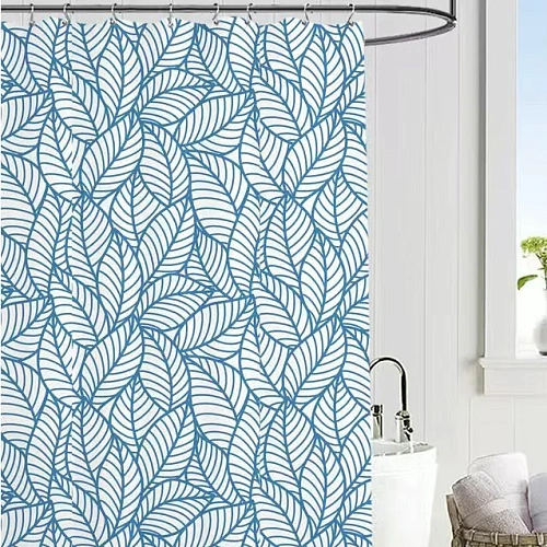 Штора для ванной EVA 180*180 "Селфи" Флориан синяя 1725-3