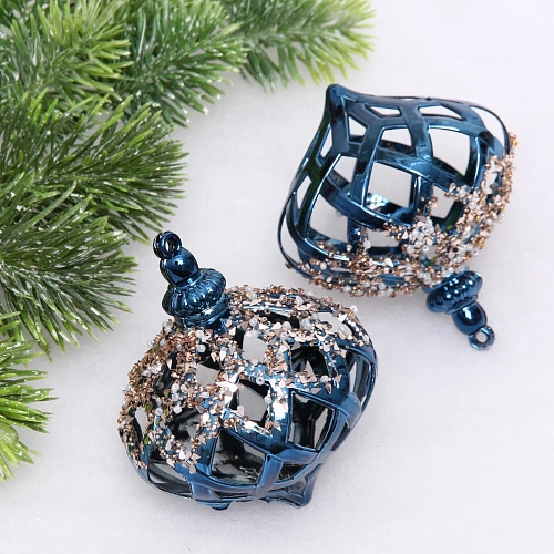 Набор украшений SHINE Magic lamp 8,8х10,4 см (2 шт), night blue_3