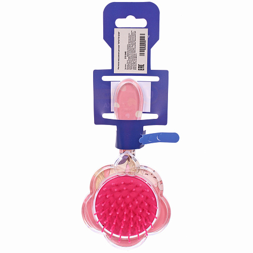 Расческа массажная детская ФРАТТИ БУМ, девочка Меллиса, форма цветочек, 168см (блистер Ультрамарин)_5