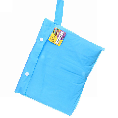 Дождевик-плащ детский Rainbow с капюшоном,на молнии, с отделпод рюкзак, цвет голубой, размер L(7852см) ДоброСад_5