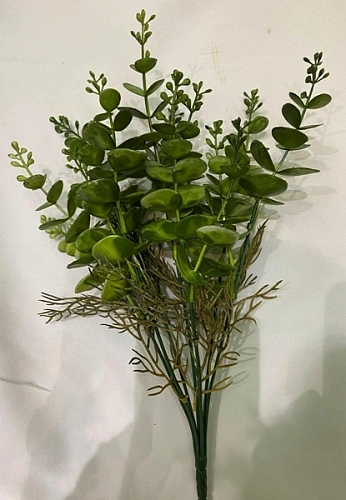 Искусственные цветы "Волшебство трав" 35см Эвкалипт темно-зеленый