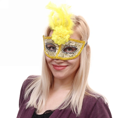 Маска карнавальная Незнакомка, микс_7