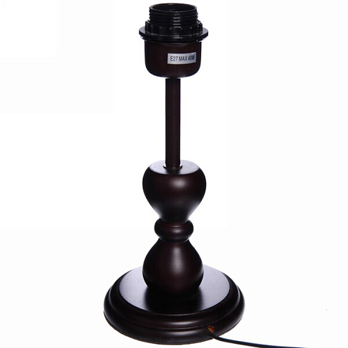 Светильник  Классика 81752-1 h-35см (615-114)+ абажур коричневый квадратный (999-004)  (220В, Е27, выклвкл, 40 Вт)_10