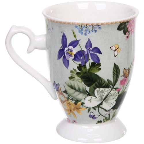 Кружка керамическая 300мл Цветочная фантазия в подарочной коробке _4