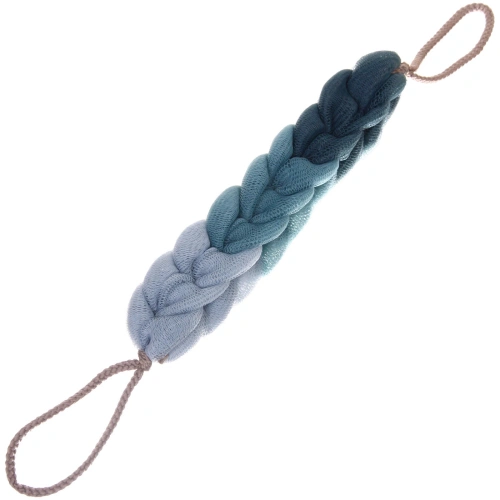 Мочалка для тела "PREMIUM - BOTAGA", цвет сапфировый / лазурный, 55*29*5,5см, 60грамм, Zip пакет