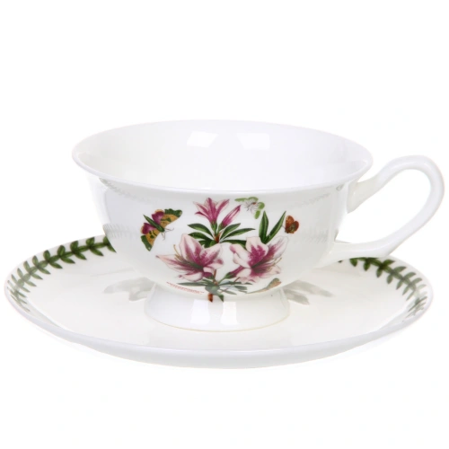 Чайная пара "Цветочная грация" (кружка 220мл, блюдце) лилии