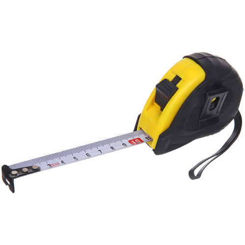 Рулетка Lamboss два фиксатора обрезиненный корпус 3М_3