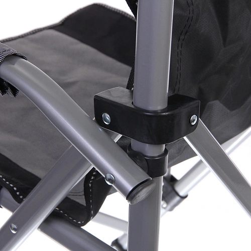 Кресло складное с подлокотниками до 100 кг SJ-0054, 585892 см, цвет серый, ТуристМастер_9