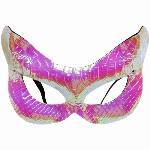 Маска карнавальная Маркиза, микс (синий,бел, розовый)_10