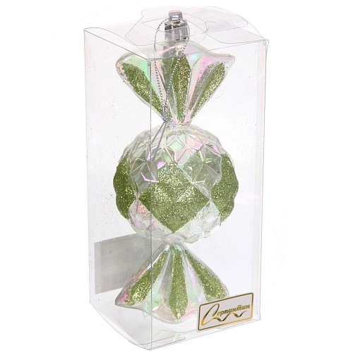 Елочная игрушка Сладкая конфетка 6,36,315 см, Салатовый_2