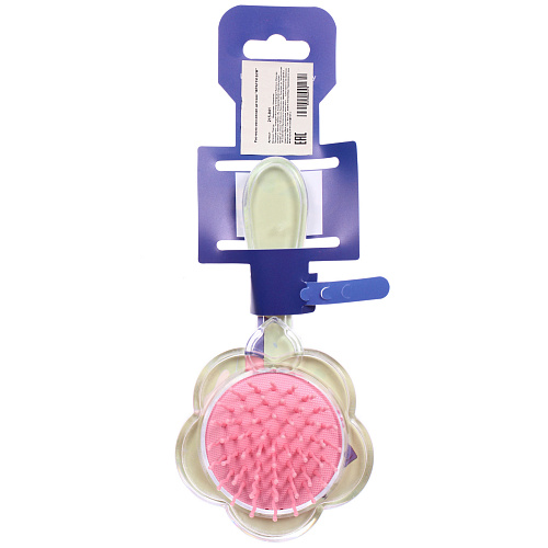 Расческа массажная детская ФРАТТИ БУМ, девочка Аля, форма цветочек, 168см (блистер Ультрамарин)_5