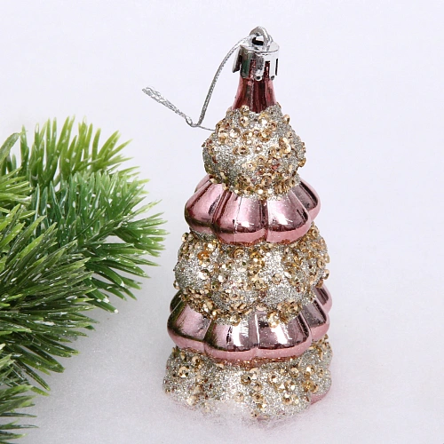 Набор украшений SHINE Magic tree 6х10,4 см (3 шт), rose pink_4