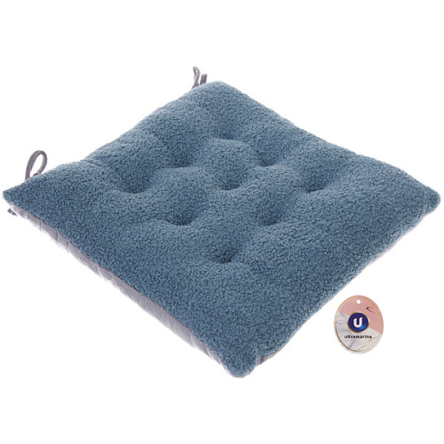 Сидушка на стул SOFT 4040 см, цвет синий_8