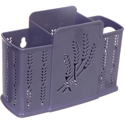 Подставка для столовых приборов пластиковая Колосок 19137см 3секции_5