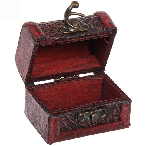 Сундук из дерева Ариста, 8х6х6см_3